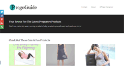 Desktop Screenshot of pregoguide.com